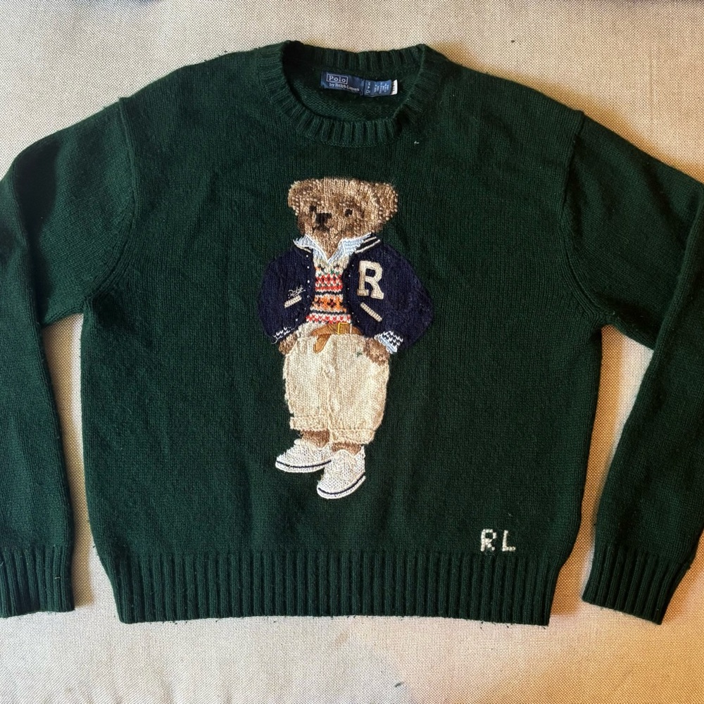 Ralph Lauren Polo Bear Wool-Cashmere Sweater - Picture 11 of 11